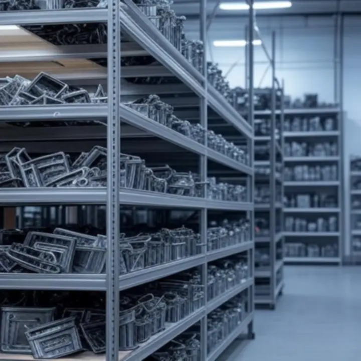 Organized parts warehouse
